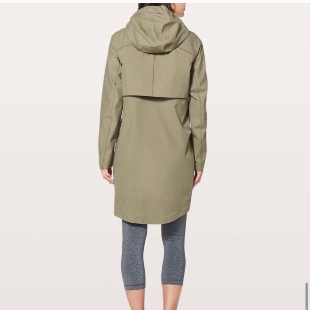 Lululemon long rain jacket